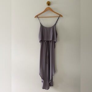 New with tags Flowy Maxi Dress in Gray